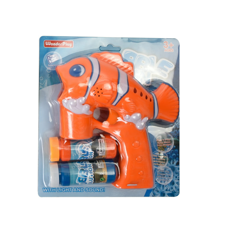 Wonderplay Toy Bubbles - Orange Clown Fish Bubble Maker
