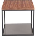 thumbnail image 2 of Moe's Leroy 22" Square End Table in Walnut and Gray, 2 of 2