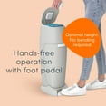 thumbnail image 4 of Diaper Genie Complete Pail, Gray,Includes 1 Diaper Pail,1 Round Refill-270 Ct,1 Filter, 4 of 13