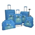 thumbnail image 1 of Ed Heck Lightweight 5-PC Spinner Luggage Set (Sky Blue-Big Fish), 1 of 8