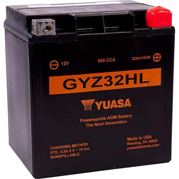 Yuasa GYZ High Performance Maintenance Free Battery - GYZ32HL YUAM723GHL