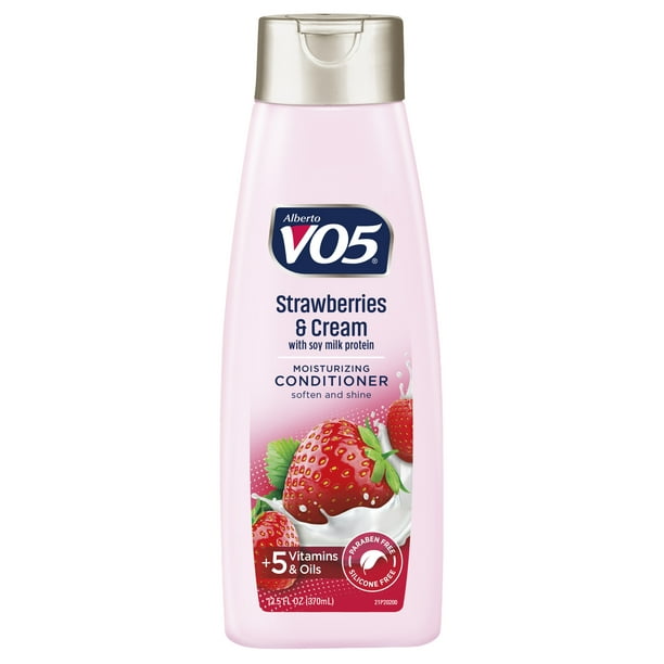 Alberto Vo5 Moisture Milk Strawberries Cream Moisturizing Conditioner 12 5 Fl Oz Walmart Com