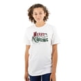 thumbnail image 3 of Classic Merry Christmas Mistletoe Graphic T Shirt Men or Women Brisco Brands S, 3 of 6