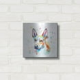 thumbnail image 3 of Luxe Metal Art 'Colorful Watercolor Basenji' by Furbaby Affiliates, Metal Wall Art, 12"x12", 3 of 9
