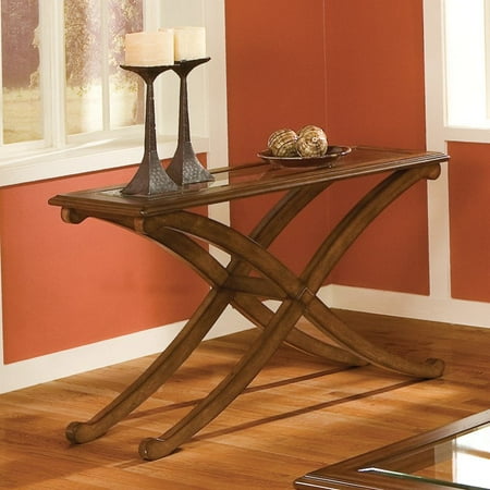 UPC 604421228472 product image for Standard Furniture Madrid Sofa Table in Golden Brown Cherry | upcitemdb.com
