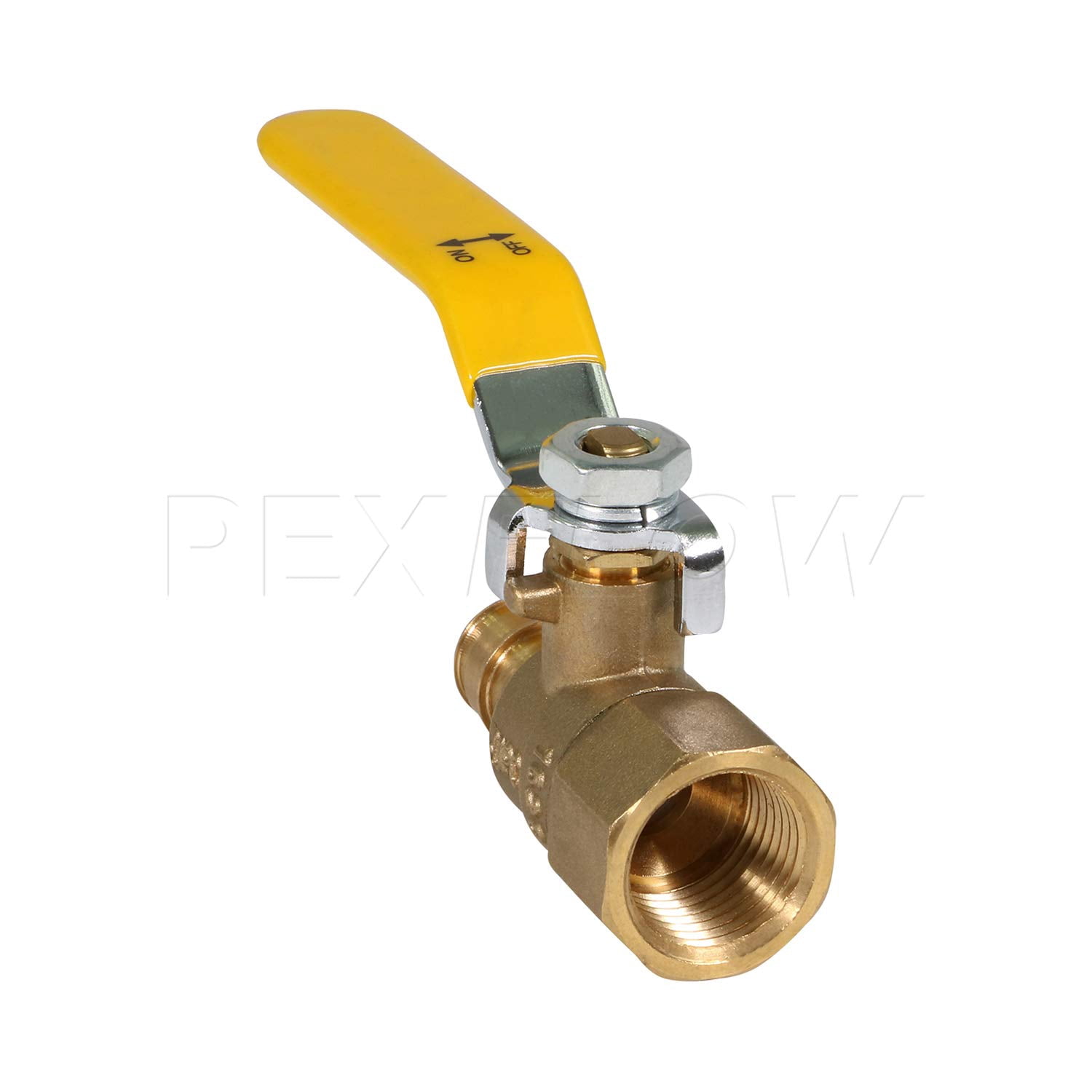 Heavy Duty Brass Full Port PEX Ball Valve with 3/4 in. FIP x 3/4 in. PEX Connections (10 Pack)