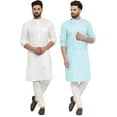 thumbnail image 2 of Mens Indian Wear Kurta Set Indian Ethnic Dress Ethnic Dress…, 2 of 2