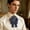 Blue, variant on Aufmer Adjustable Strap Male Formal Bowtie Classic Solid Tone Design Comfortable Fit Structure For Groom Team Wedding Formal Dress Accessory Use