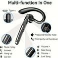 thumbnail image 6 of 1pc Anime/Animals/Video Game Themed Wireless Earphones with ENC Noise Cancelling Microphone, Compatible with iOS & Android, Push Button Control, Semi-Open-Back Design, Type-C Charging, 6 of 8