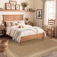 thumbnail image 2 of Nanan Scalloped Area Rug 8'x10' Edge Jute Rug, Washable Non Slip Low Pile Indoor Outdoor Rug Farmhouse Carpet for Living Room Dining Room Patio Entryway, Heather, 2 of 10