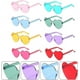thumbnail image 4 of 8 pares de gafas de sol con forma de corazón, novedosas gafas de sol para fiestas, creativas y divertidas gafas de sol hippies, 4 of 5