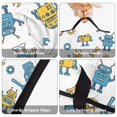 thumbnail image 6 of Robot and Wrenches White Pattern Teens Toddler Nap Mat with Pillow, Sleeping Mat Bag for Preschool Daycare 50"x20", 6 of 6
