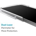 thumbnail image 5 of Étui Pailleté Gemshell pour iPhone 14 Plus, Modèle 6.7 Pouces, Transparent/clair avec Étui Pailleté Platine, 5 of 5