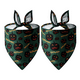 thumbnail image 1 of Pañuelos triangulares reversibles para perro de Halloween (paquete de 2), tela resistente, ajuste ajustable., 1 of 5