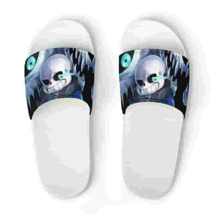 【SCENERITY】Mulle slippers Undertale Sans PVC Home Slippers Comfort Slide Sandals