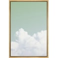 thumbnail image 3 of IDEA4WALL Framed Canvas Wall Art Up in The Green Sky Nature Clouds Photography Modern Art Contemporary Relax/Calm Landscape Print for Living Room, Bedroom, Office - 24"x36" Natural, 3 of 5