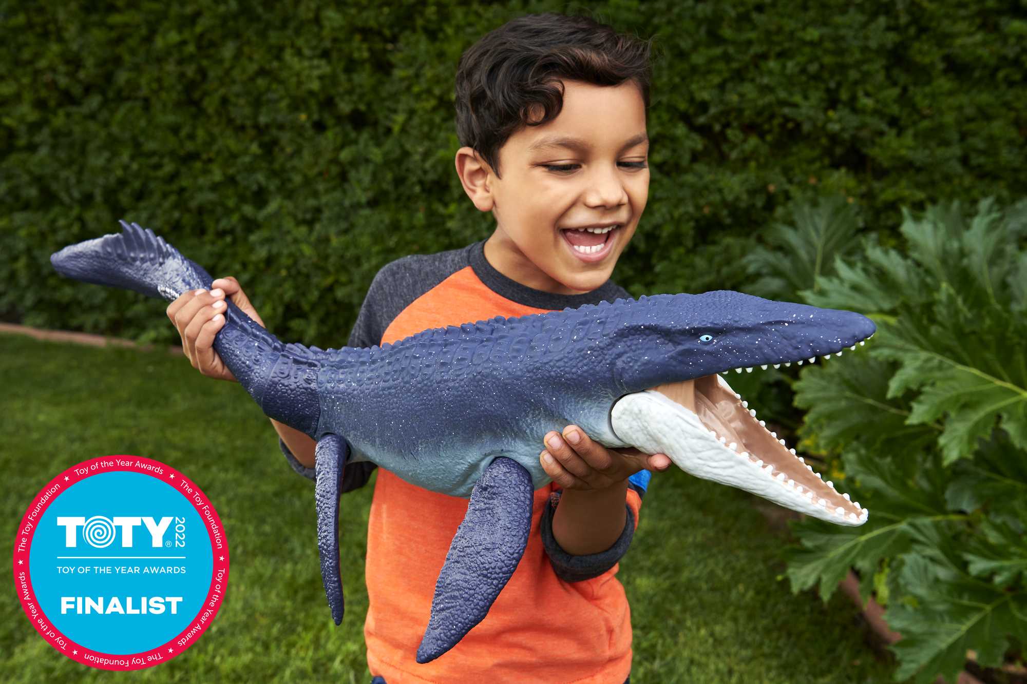 Jurassic World Ocean Protector Mosasaurus Figure Dinosaur Toy For 4 Year Olds And Up 