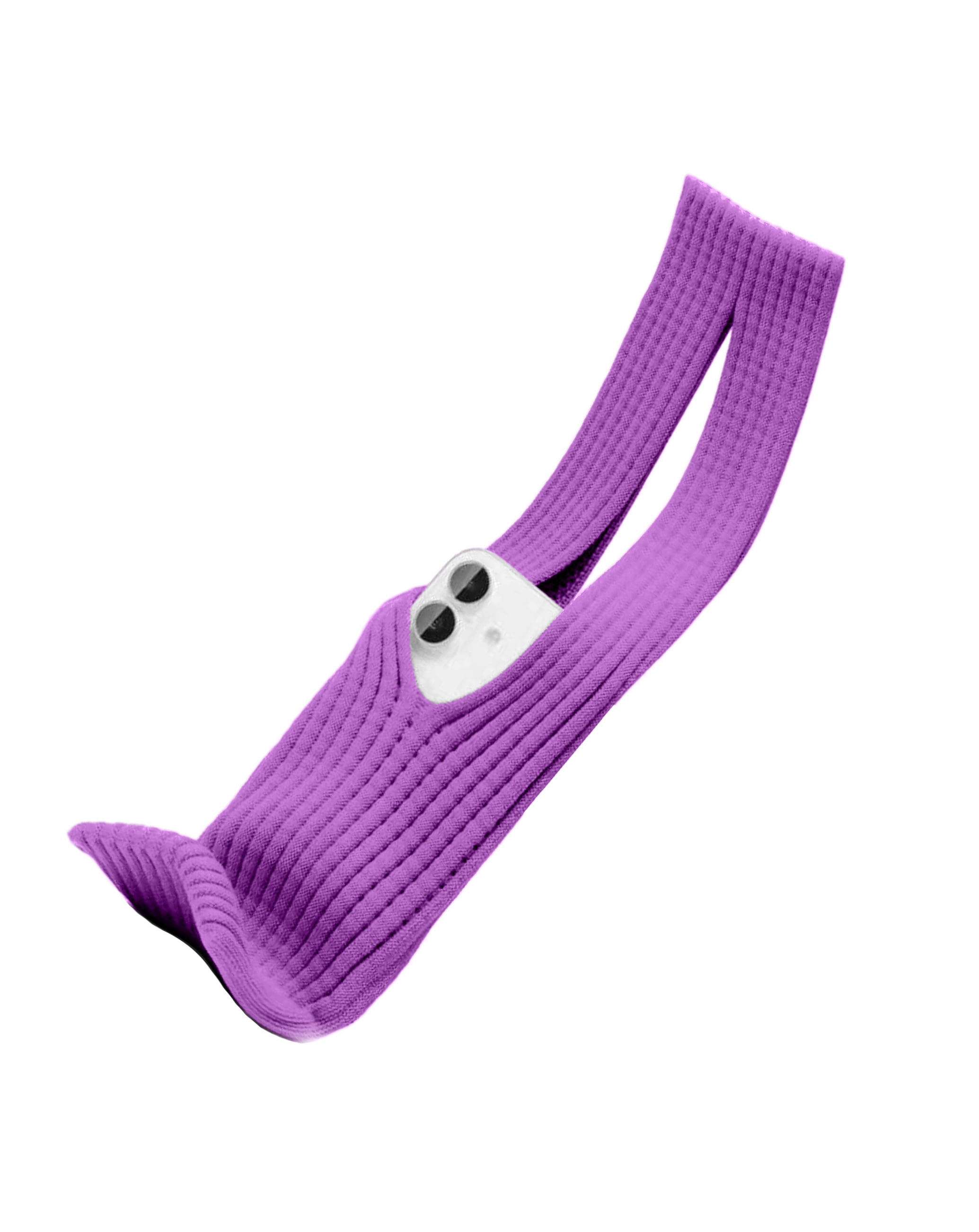 Short ComfortKnit Protective Phone Sleeve - Purple