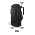 thumbnail image 2 of Expandable 100L Waterproof Hiking Backpack - Lightweight Tactical Daypack for, 2 of 10