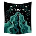 thumbnail image 1 of Tapiz de pared Moon Phase Rainbow Girl, 150 x 150 cm, microtela, 1 of 2
