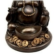 thumbnail image 5 of Atlantic Collectibles Laughing Buddha Zen Monk Of Prosperity Hotei Holding Golden Nugget Lucky Charm Figurine 4.5"H, 5 of 5