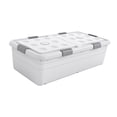 thumbnail image 4 of Caja de almacenamiento con ruedas debajo de la cama, contenedor multifunción transpirable con ruedas, organizador para dormitorio Altura 30cm, 4 of 8