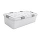thumbnail image 4 of Caja de almacenamiento con ruedas debajo de la cama, contenedor multifunción transpirable con ruedas, organizador para dormitorio Altura 30cm, 4 of 8