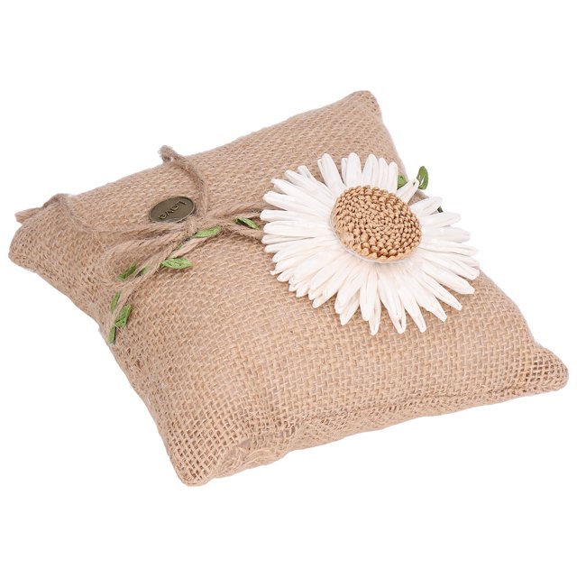 Almohada para portadores de anillos, almohada para portadores de anillos, almohada pequeña para bodas, almohada para portadores de anillos, rendimiento sólido