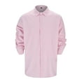thumbnail image 5 of JTieacloth Casual Button Down Shirts Male Summer Solid Casual Plus Size Shirt Mens Turn Down Collar Long Sleeve Shirt Pink, 5 of 6