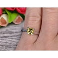 thumbnail image 6 of Designer 1.50 Carat 7mmCushion Cut Champagne Diamond Moissanite Engagement Ring 10k Rose Gold, 6 of 6