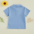 thumbnail image 7 of NIEWTR Toddler Boys Short Sleeve Polo Shirt School Uniform Solid Color Basic Button Front Soft Fabric Sizes 6T 7T 8T 9T 10T 11T 12T(A-Sky Blue,18-24 Months), 7 of 7