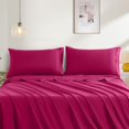 thumbnail image 2 of czcpp-Pillow Shams Standard Size, Rose Red Pillow Cases Microfiber Pillow Covers 20"X 26" Soft Breathable and Non Shrinking Envelope Pillowcase, 2 of 4