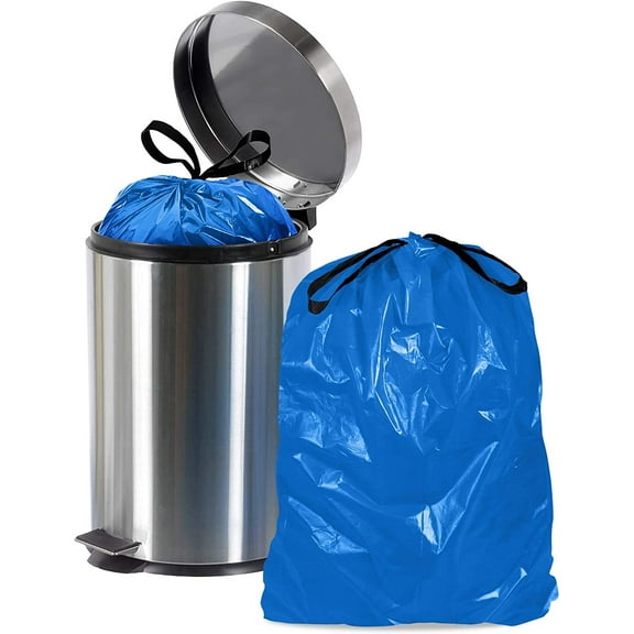 AMZ Supply Large Trash Bags Kitchen Garbage Bags 40 x 42 5, 40 Gallon Blue Trash Bags 40x42 5, 1 Mil