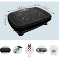 thumbnail image 5 of PRIJESSE Mini Vibration Plate Exercise Machine, 99 Vibration Levels Whole Body Workout Vibrate Fitness Platform, Home Training Equipment, 2 Resistance Bands and Remote Control, 5 of 6