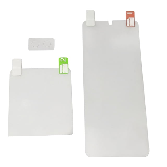 Sin burbujeo y cobertura total en el interior y película de protección de lente compatible en el exterior para Samsung Galaxy Z 3pcs / set Inevent EL016260-00