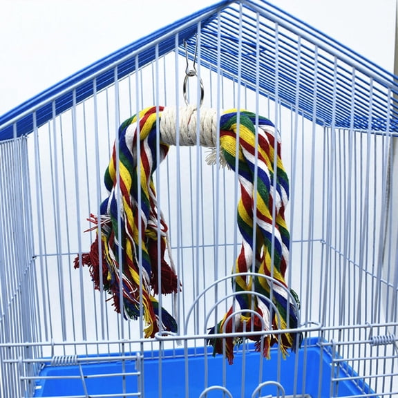 OULII Parrot Biting Plaything Hanging Bird Cage Supplies 1Pack