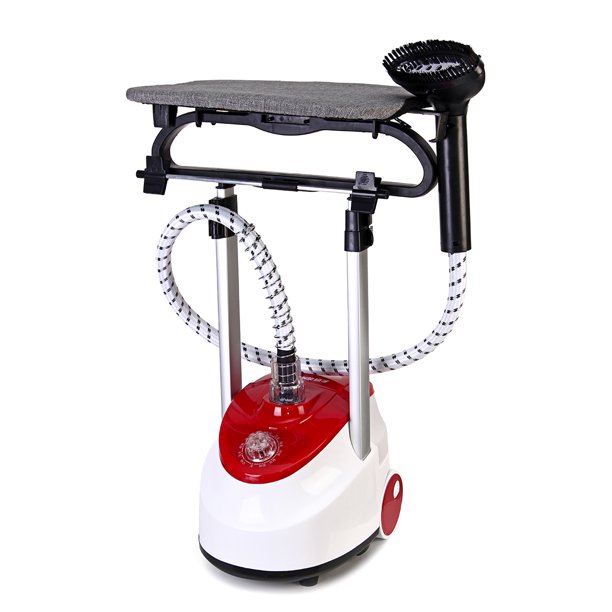 1800W Standing Garment Steamer Cloth Fabric Wrinkle Iron Steam Hanger Heat