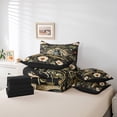 thumbnail image 6 of Castle Fairy Kids Teens Black Spider Moth Bedding Comforter Set,Gothic Full Bedding Set, 6 of 8