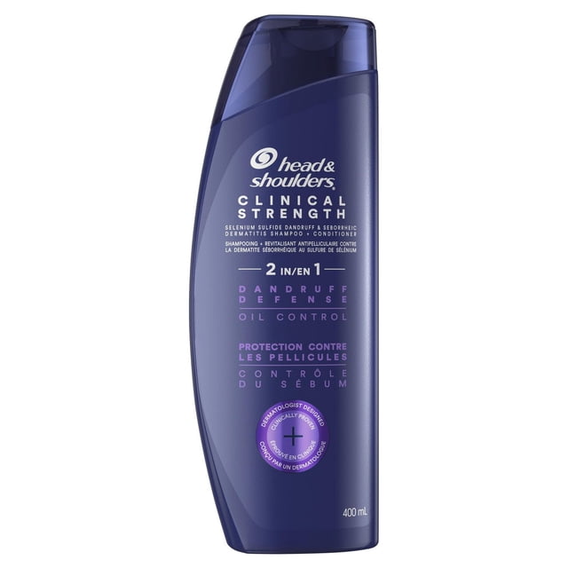 Head & Shoulders Clinical Strength Dandruff Defense + Advanced Oil Control 2 in 1 Shampoo + Conditioner