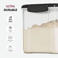 thumbnail image 3 of 12-piece airtight food storage containers with lids - bpa free plastic kitchen pantry storage containers - dry-food-storage containers set for flour, cereal, sugar, coffee, rice, n, 3 of 7