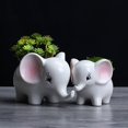 thumbnail image 4 of Ceramic Succulent Pots Tabletop Potted Furnishings Plant Containers Ceramics Desktop Decoration Creative Flower Vase, 4 of 10