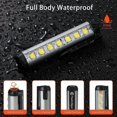 thumbnail image 2 of 2Pcs Led Rechargeable Flashlight Clip Light Penlight Pocket Portable Pen Torch, 2 of 6