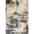 thumbnail image 2 of La Dole Rugs Abstract Rustic Minimalistic Modern Blue Beige Mustard Area Rug Living Room Bedroom Carpet Tapis 3x5 3x10 4x6 5x8 6x9 8x10 9x12, 2 of 5
