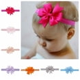 thumbnail image 3 of Bandeau à Nœud pour Bébés Filles, Accessoires pour Cheveux à Fleurs, 3 of 7