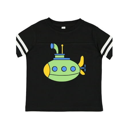 

Inktastic Cute Green Submarine Gift Toddler Boy or Toddler Girl T-Shirt