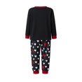 thumbnail image 3 of Argulvti Valentines Day Matching Family Pajamas Set Stylish Love Heart Pattern Family Matching Outfits, 3 of 9