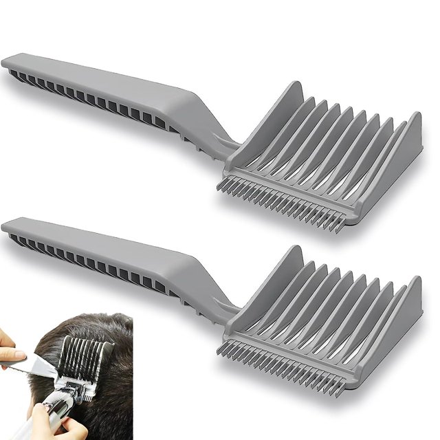 blend friend peine para desvanecimiento, peine para desvanecimiento, peine de corte de cabello profesional para el hogar, salón o uso profesional Negro 2 piezas
