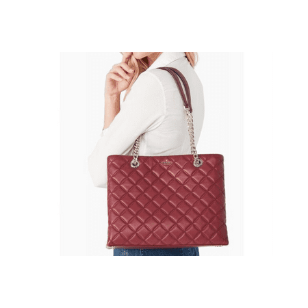 Kate Spade Large natalia tote in blackberry