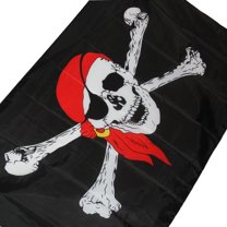 Skull Cross Crossbones Jolly Roger Caribbean Pirate Flags Banner Old Roger 90*150cm Festival Home Decoration Flag