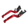 thumbnail image 4 of Levier de Frein de Moto, Poignée de Frein Décorative Universelle Réglable 2 Pcs pour Autocycle Noir, Bleu, Rouge, 4 of 8